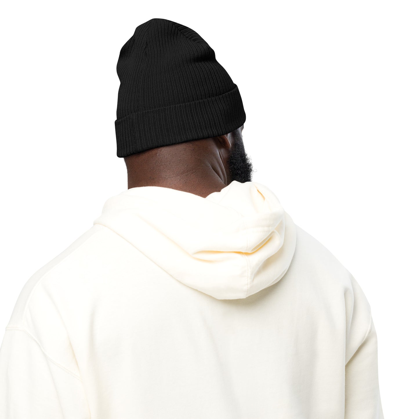 Unisex Gerippte Bio-Beanie