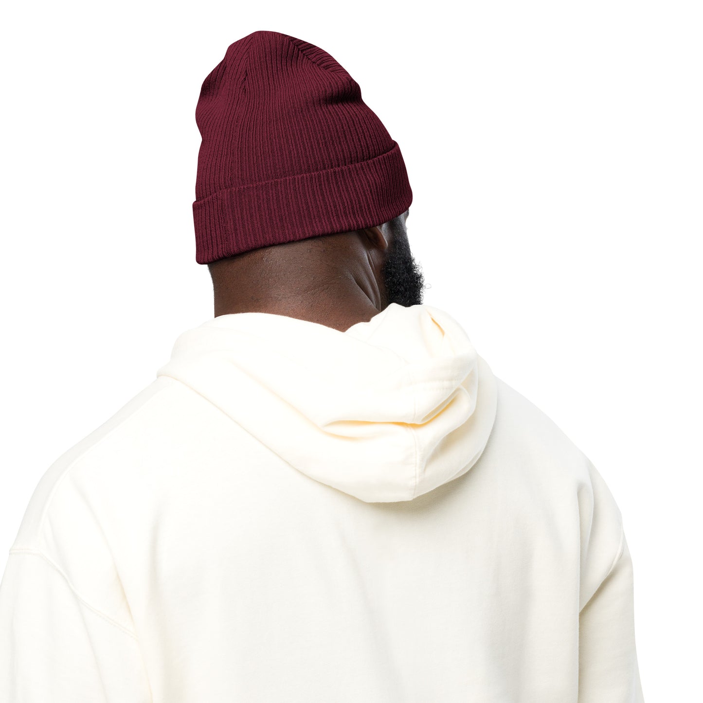 Unisex Gerippte Bio-Beanie