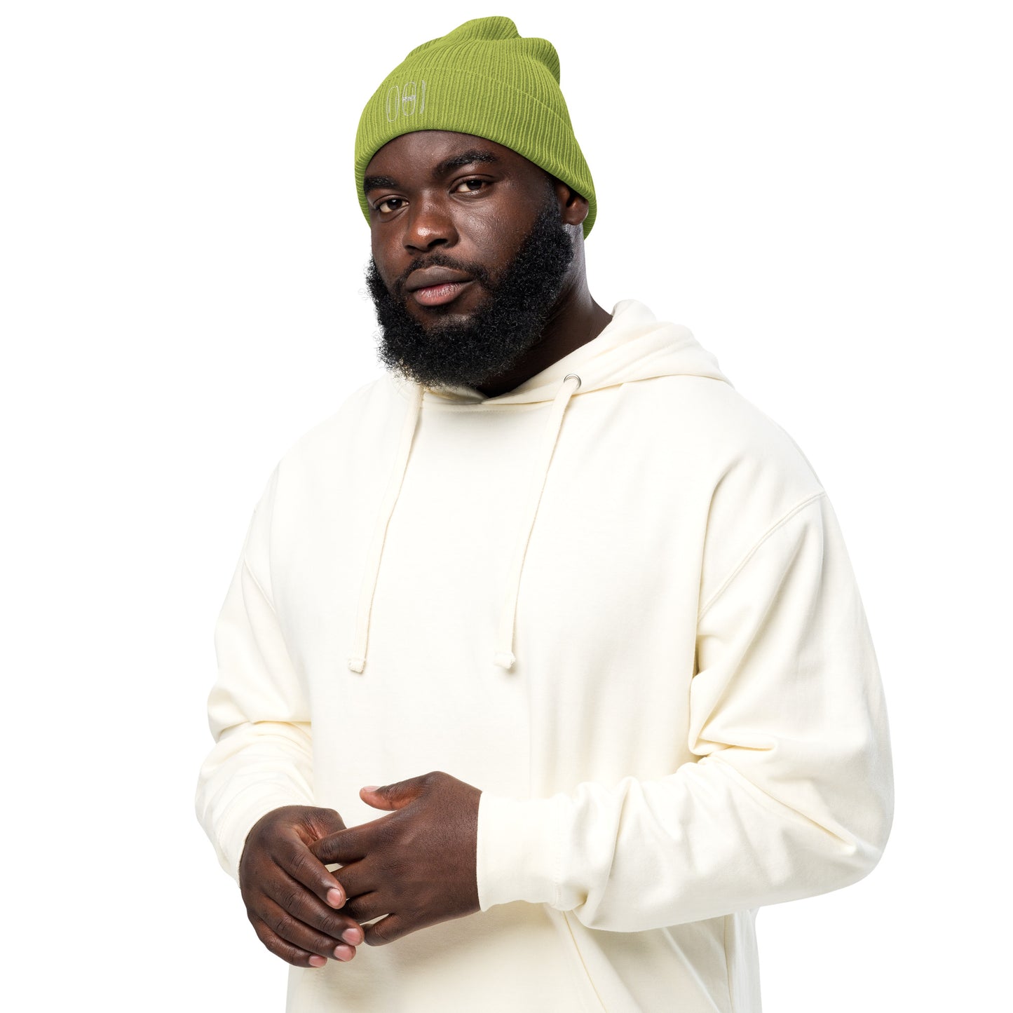 Unisex Gerippte Bio-Beanie
