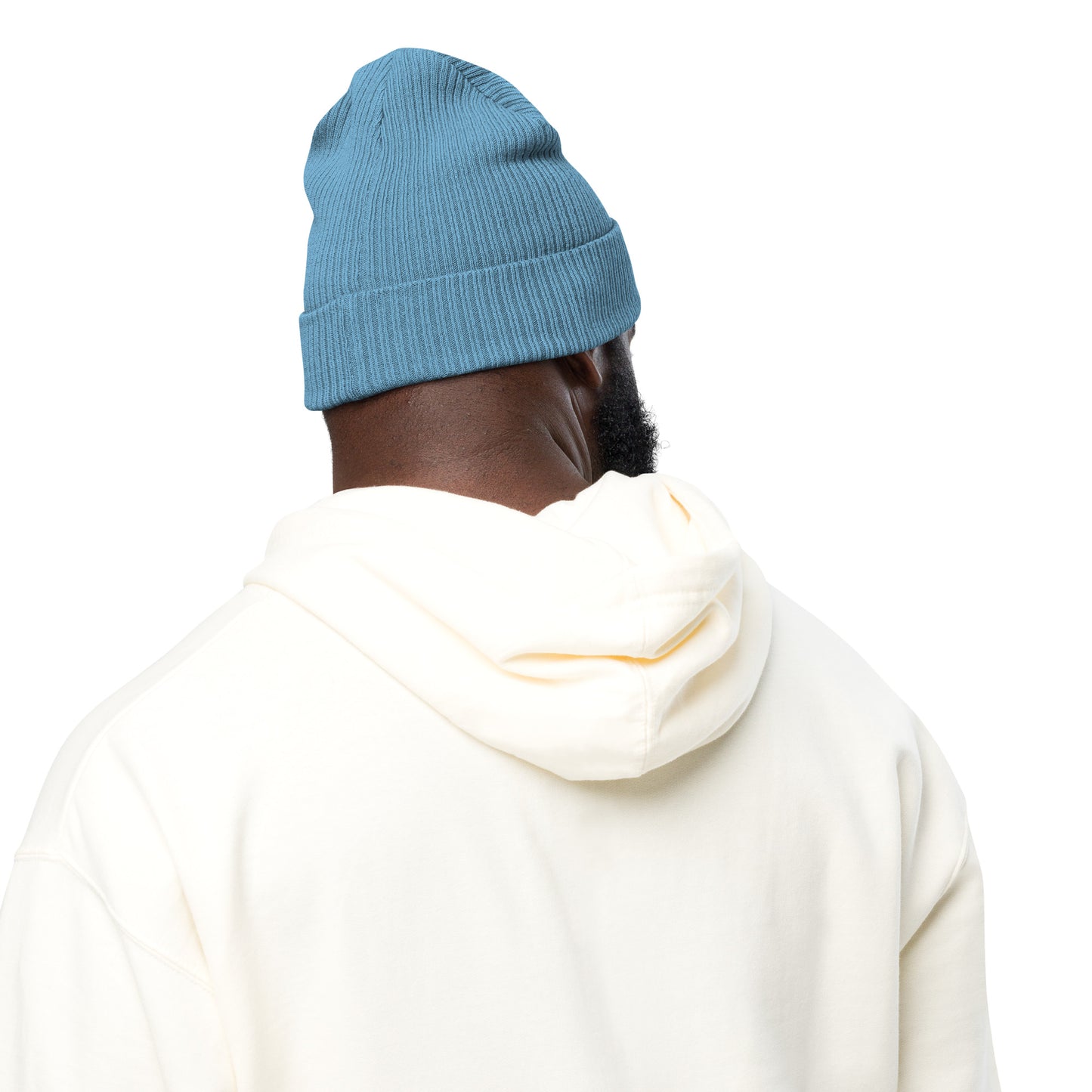Unisex Gerippte Bio-Beanie