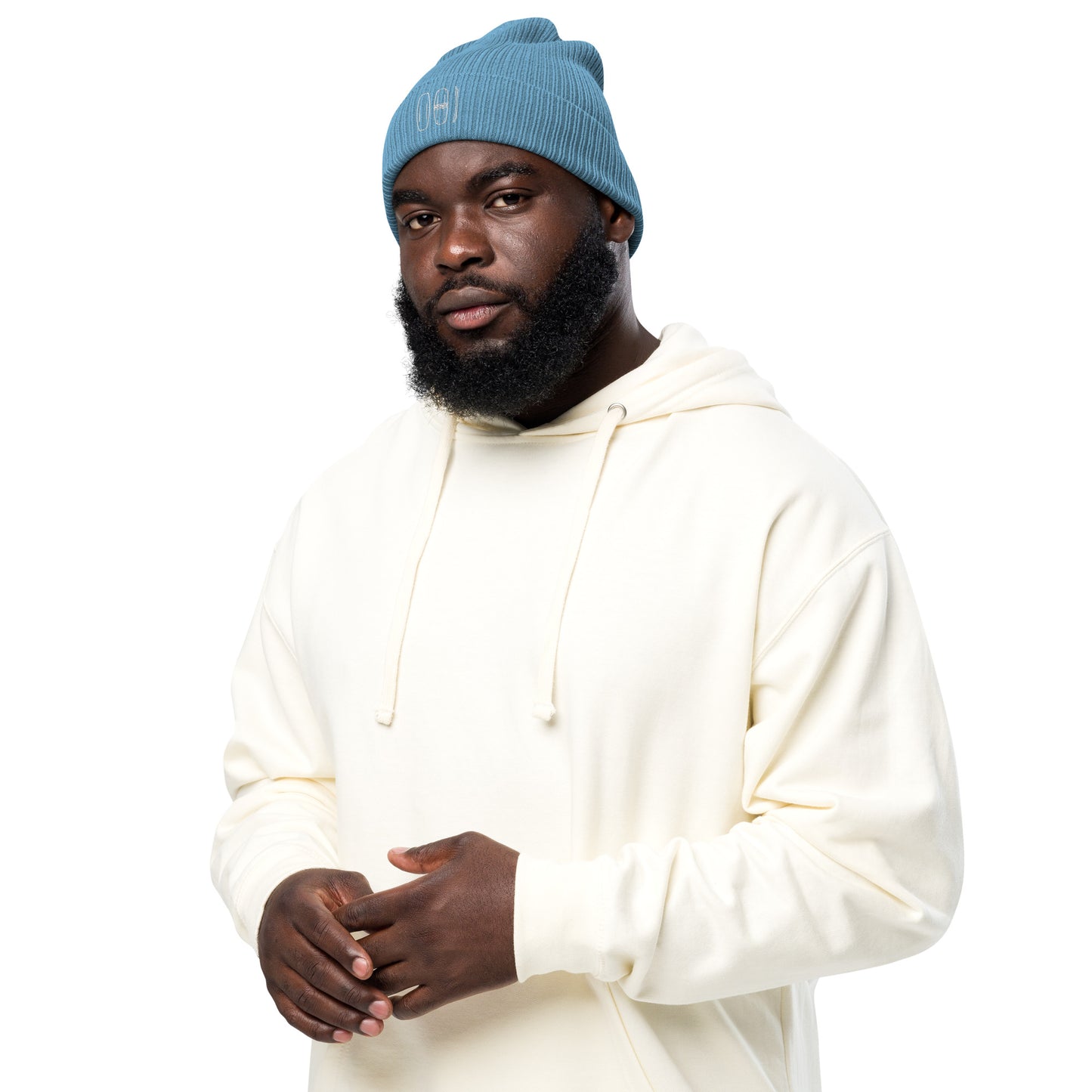 Unisex Gerippte Bio-Beanie