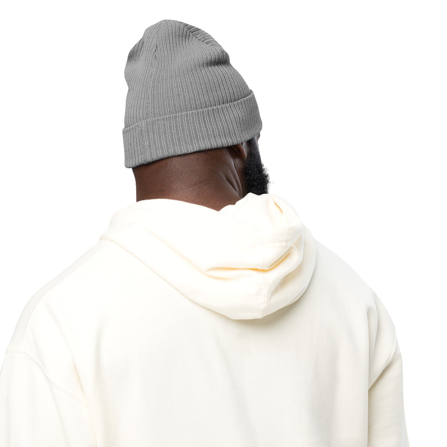 Unisex Gerippte Bio-Beanie