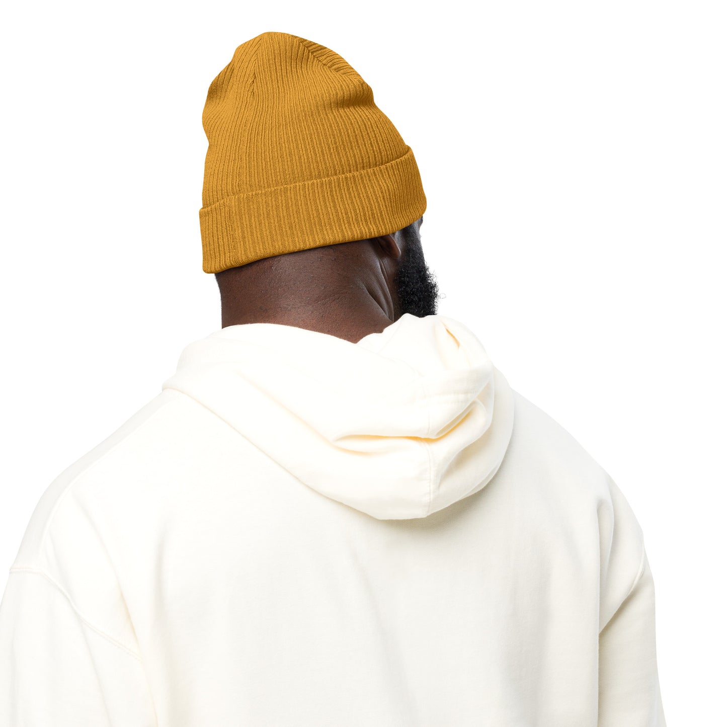 Unisex Gerippte Bio-Beanie