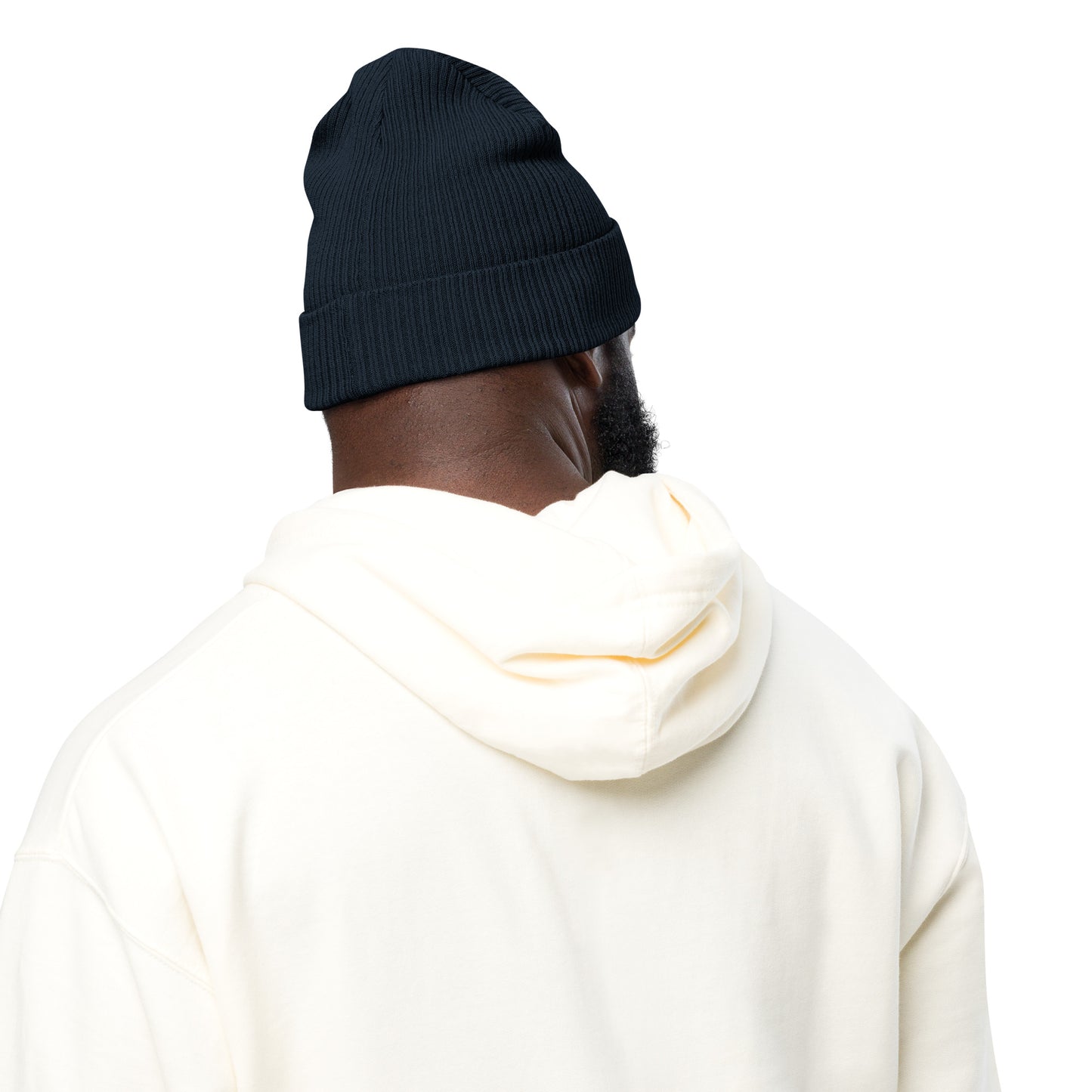 Unisex Gerippte Bio-Beanie