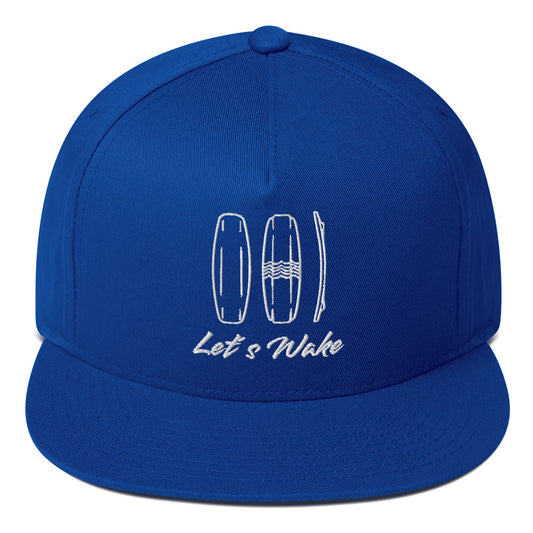 Lets Wake Flat Bill-Cap